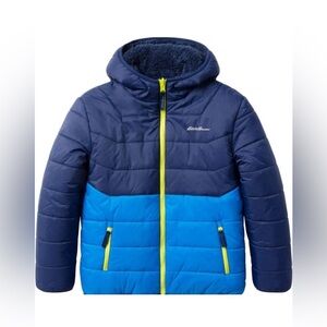Eddie Bauer Kids Reversible Plush Hoodie Jacket Size Large (14/16)